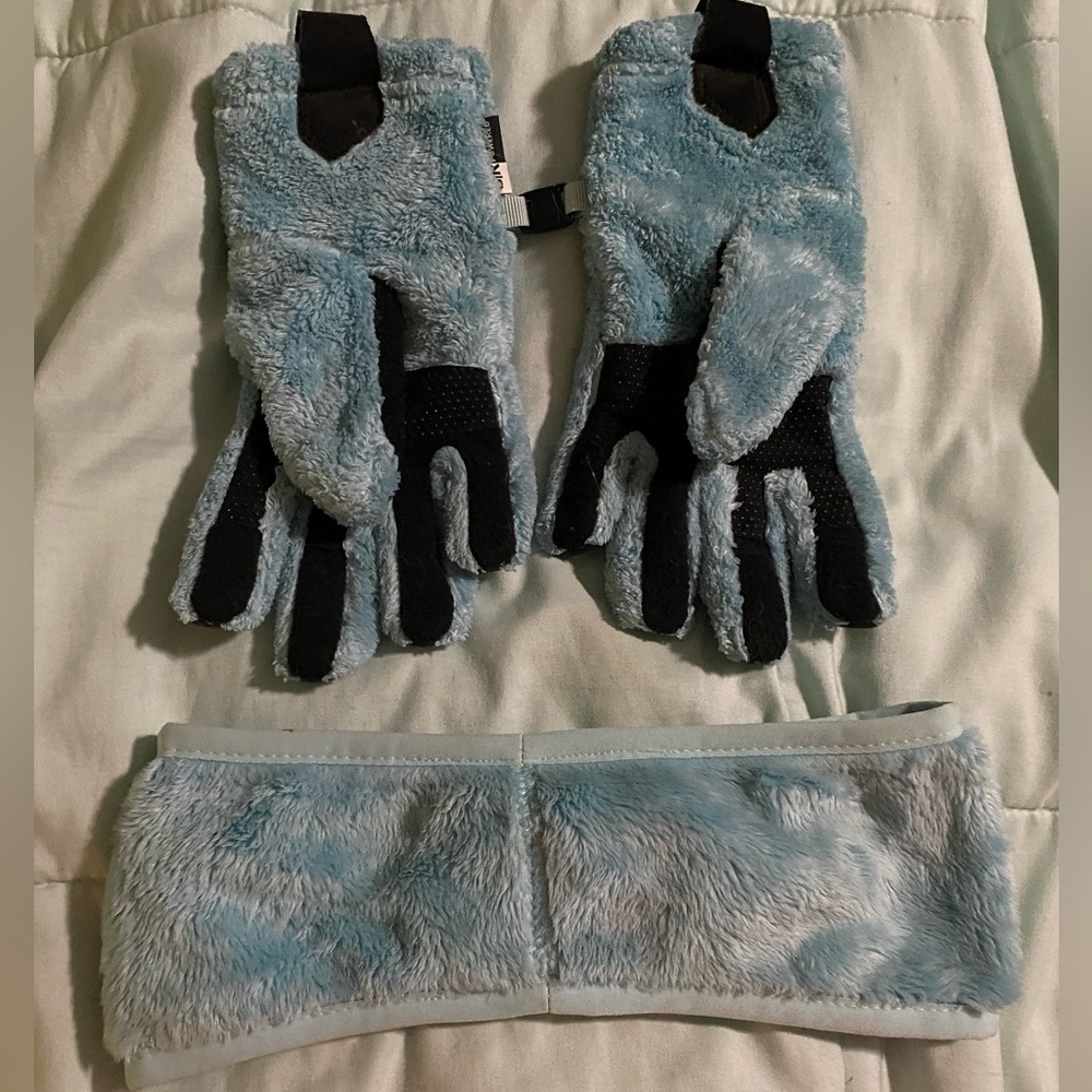 EUC: Northface Glove and Headband set
